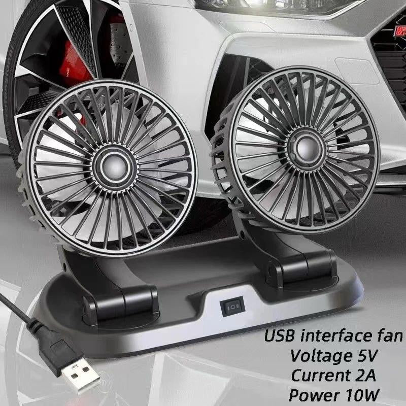 Ventilateur de bord double